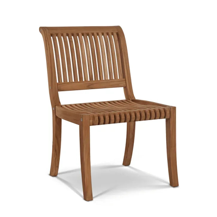 HiTeak Palm Teak Patio Round Dining Set 5 PC