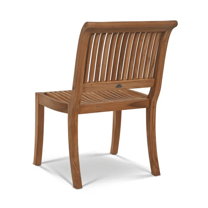 HiTeak Palm Teak Patio Round Dining Set 5 PC
