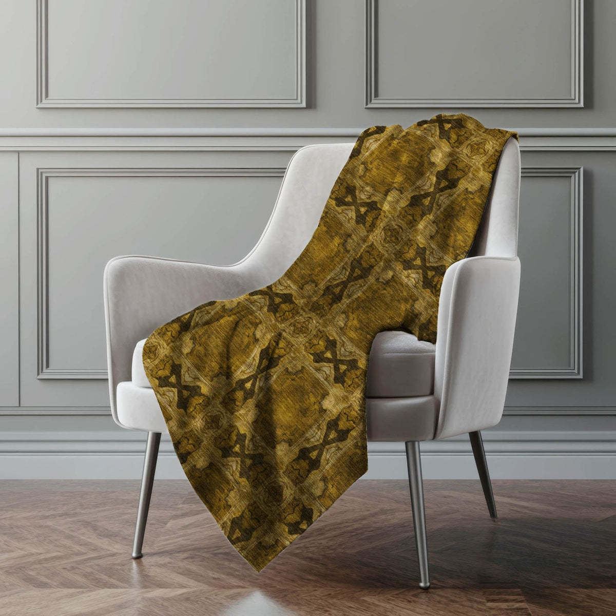 Addison Rugs Panel Chocolate Washable Indoor-Outdoor Rug