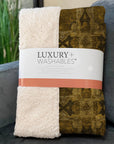 Addison Rugs Panel Chocolate Washable Indoor-Outdoor Rug