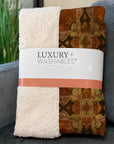 Addison Rugs Panel Orange Washable Indoor-Outdoor Rug