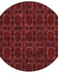 Addison Rugs Panel Red Washable Indoor-Outdoor Rug