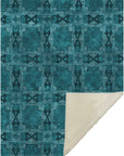 Addison Rugs Panel Teal Washable Indoor-Outdoor Rug