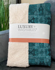 Addison Rugs Panel Teal Washable Indoor-Outdoor Rug
