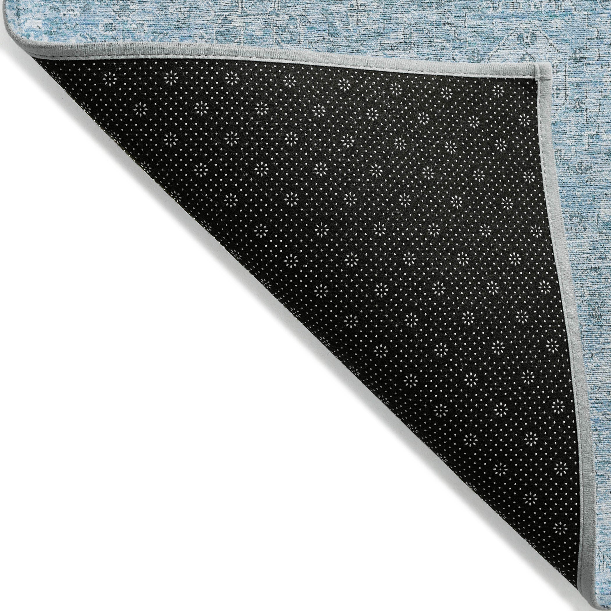 Addison Rugs Parallel Bands Blue Washable Indoor-Outdoor Rug