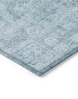 Addison Rugs Parallel Bands Blue Washable Indoor-Outdoor Rug