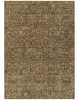 Addison Rugs Parallel Bands Brown Washable Indoor-Outdoor Rug