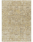 Addison Rugs Parallel Bands Gold Washable Indoor-Outdoor Rug