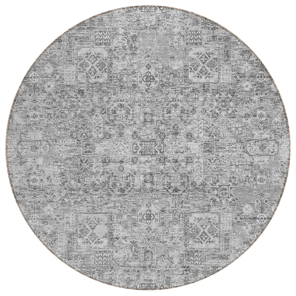 Addison Rugs Parallel Bands Grey Washable Indoor-Outdoor Rug