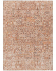 Addison Rugs Parallel Bands Salmon Washable Indoor-Outdoor Rug
