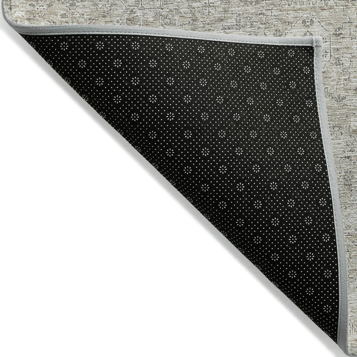 Addison Rugs Parallel Bands Taupe Washable Indoor-Outdoor Rug