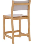 HiTeak Pearl Teak Outdoor Counter Height Stool
