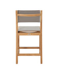 HiTeak Pearl Teak Outdoor Counter Height Stool