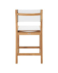 HiTeak Pearl Teak Outdoor Counter Height Stool