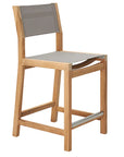 HiTeak Pearl Teak Outdoor Counter Height Stool