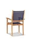 HiTeak Pearl Teak Patio Square Dining Set 5PC