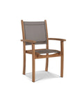 HiTeak Pearl Teak Patio Square Dining Set 5PC