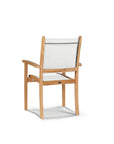 HiTeak Pearl Teak Patio Square Dining Set 5PC