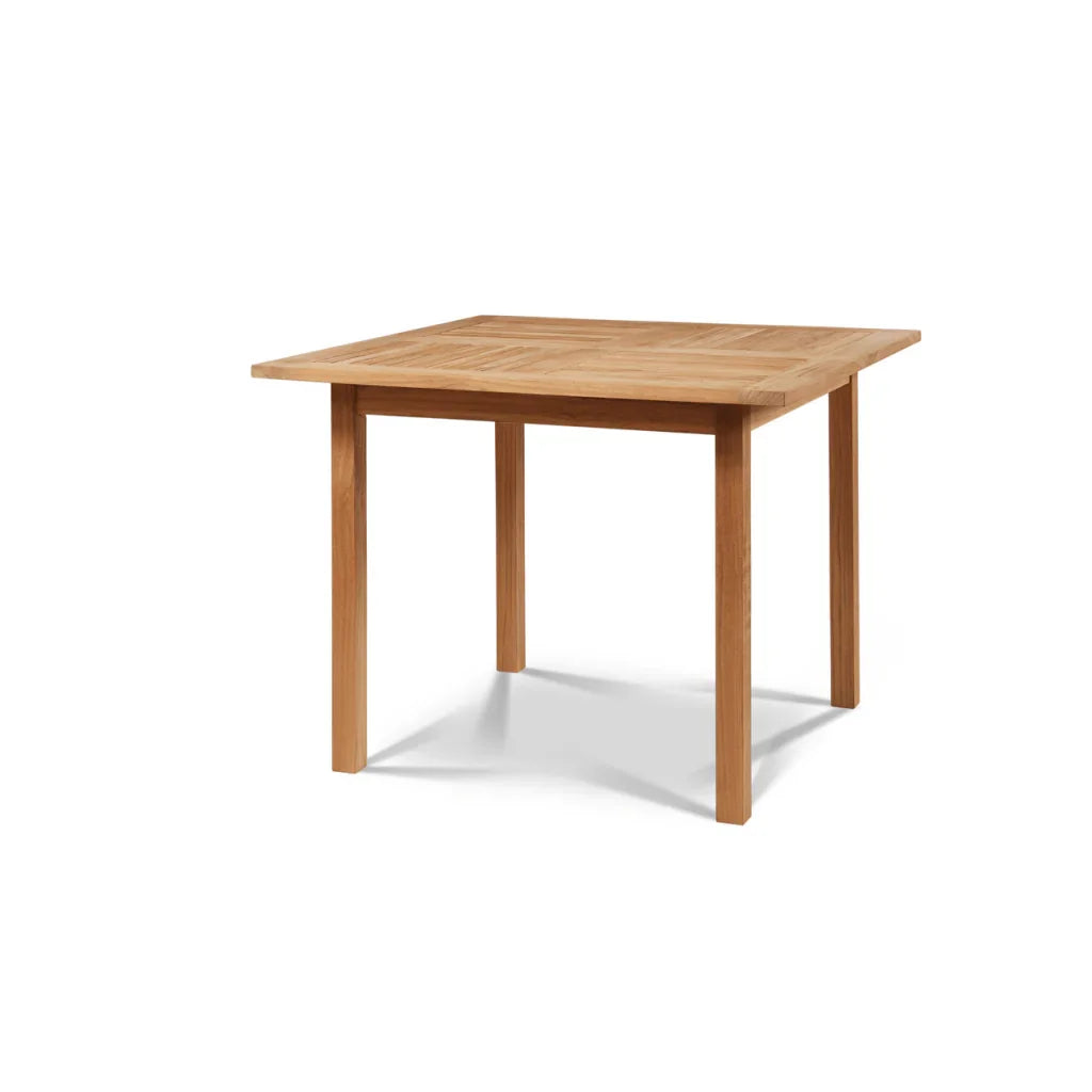 HiTeak Pearl Teak Patio Square Dining Set 5PC