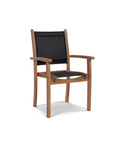 HiTeak Pearl Teak Patio Square Dining Set 5PC