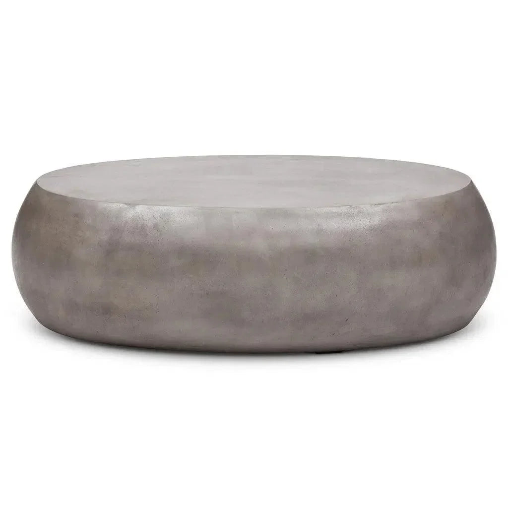 Urbia Pebble Fiber Reinforced Concrete Oval Coffee Table