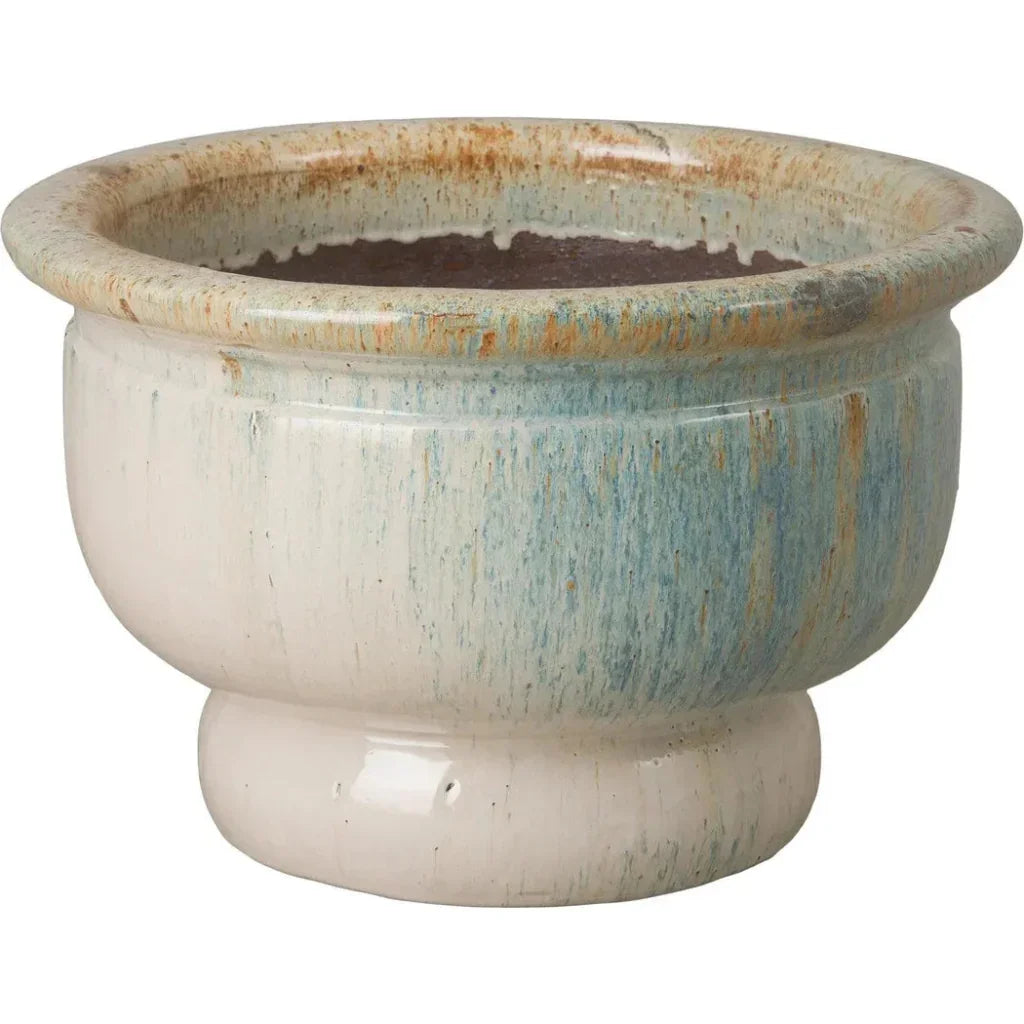 Emissary Pedestal Bowl Looked Outdoor Planter