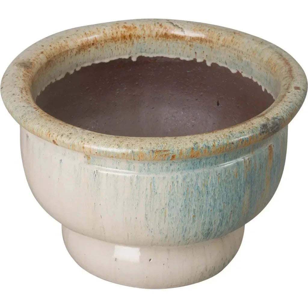 Emissary Pedestal Bowl Looked Outdoor Planter