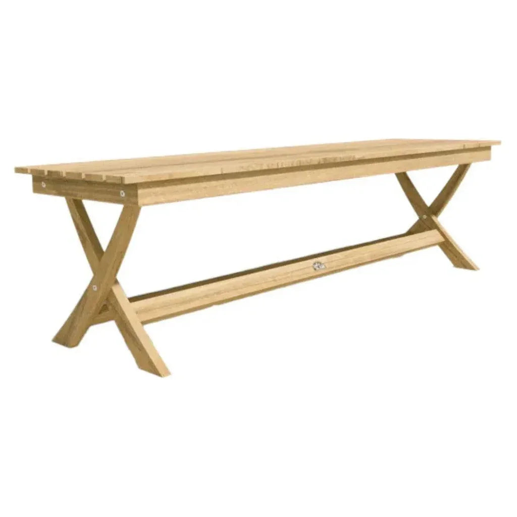 HiTeak Picnic 3-Person Teak Outdoor Bench