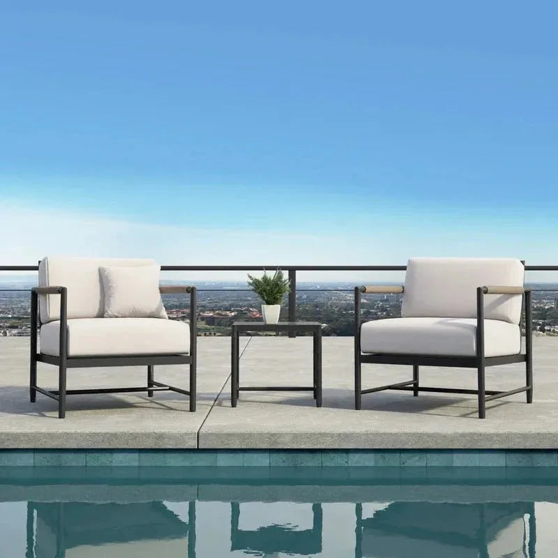 Sunset West Pietra Aluminum Outdoor End Table
