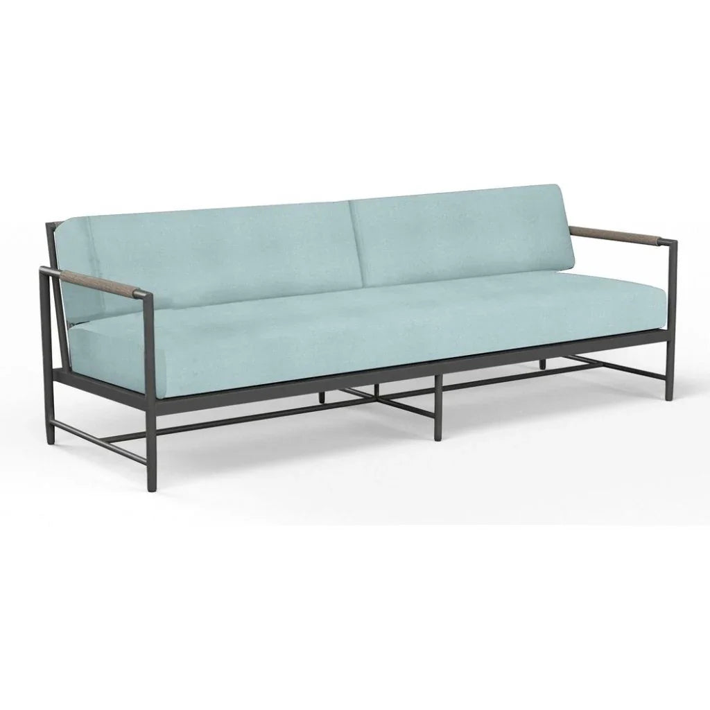 Sunset West Pietra Modern Sunbrella Comfort Outdoor Couch