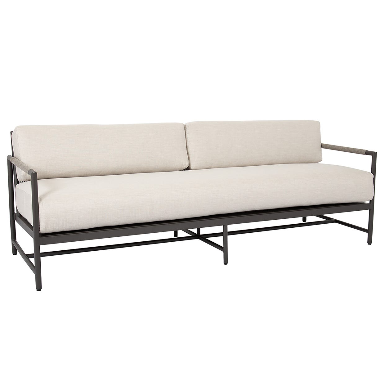 Sunset West Pietra Modern Sunbrella Comfort Outdoor Couch