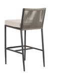 Pietra Sunbrella Comfort Outdoor Bar Stool-Outdoor Bar Stools-Sunset West-LOOMLAN