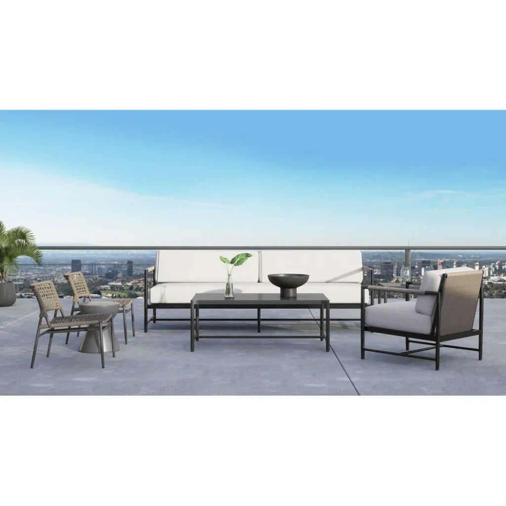 Sunset West Pietra Sunbrella Modern Outdoor Loveseat