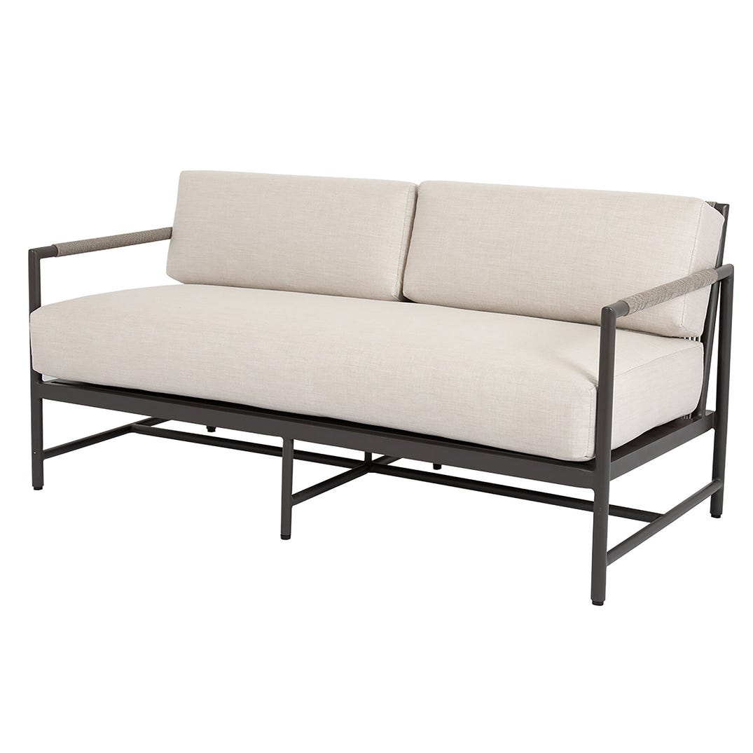 Sunset West Pietra Sunbrella Modern Outdoor Loveseat