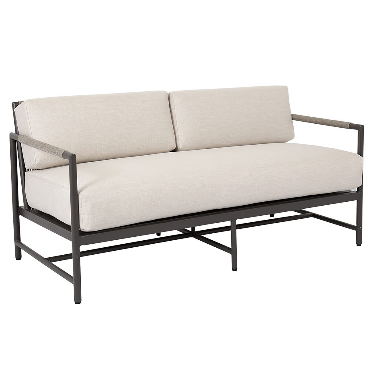 Sunset West Pietra Sunbrella Modern Outdoor Loveseat