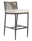 Pietra Weather-Resistant Patio Counter Stool-Outdoor Counter Stools-Sunset West-Echo Ash-LOOMLAN