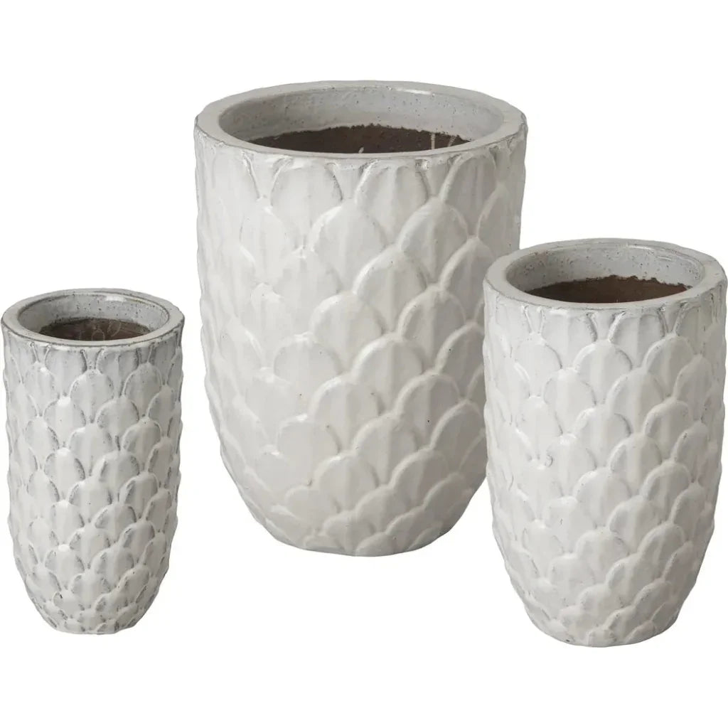 Emissary Pinecone Ceramic Planter