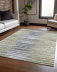 Addison Rugs Pixel Weave Beige Washable Indoor-Outdoor Rug