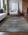 Addison Rugs Pixel Weave Brown Washable Indoor-Outdoor Rug
