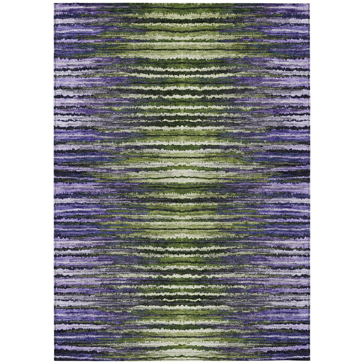 Addison Rugs Pixel Weave Purple Washable Indoor-Outdoor Rug