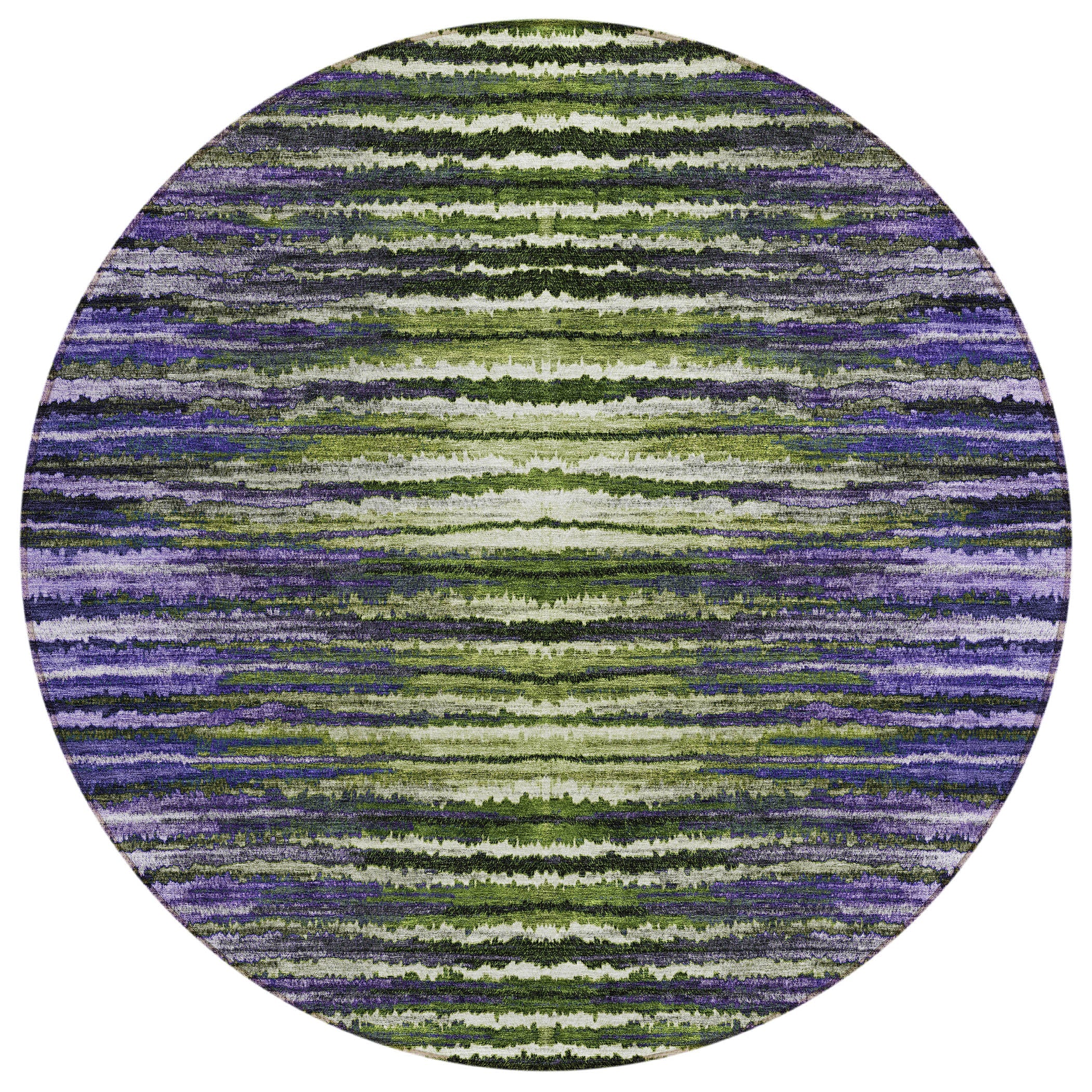 Addison Rugs Pixel Weave Purple Washable Indoor-Outdoor Rug