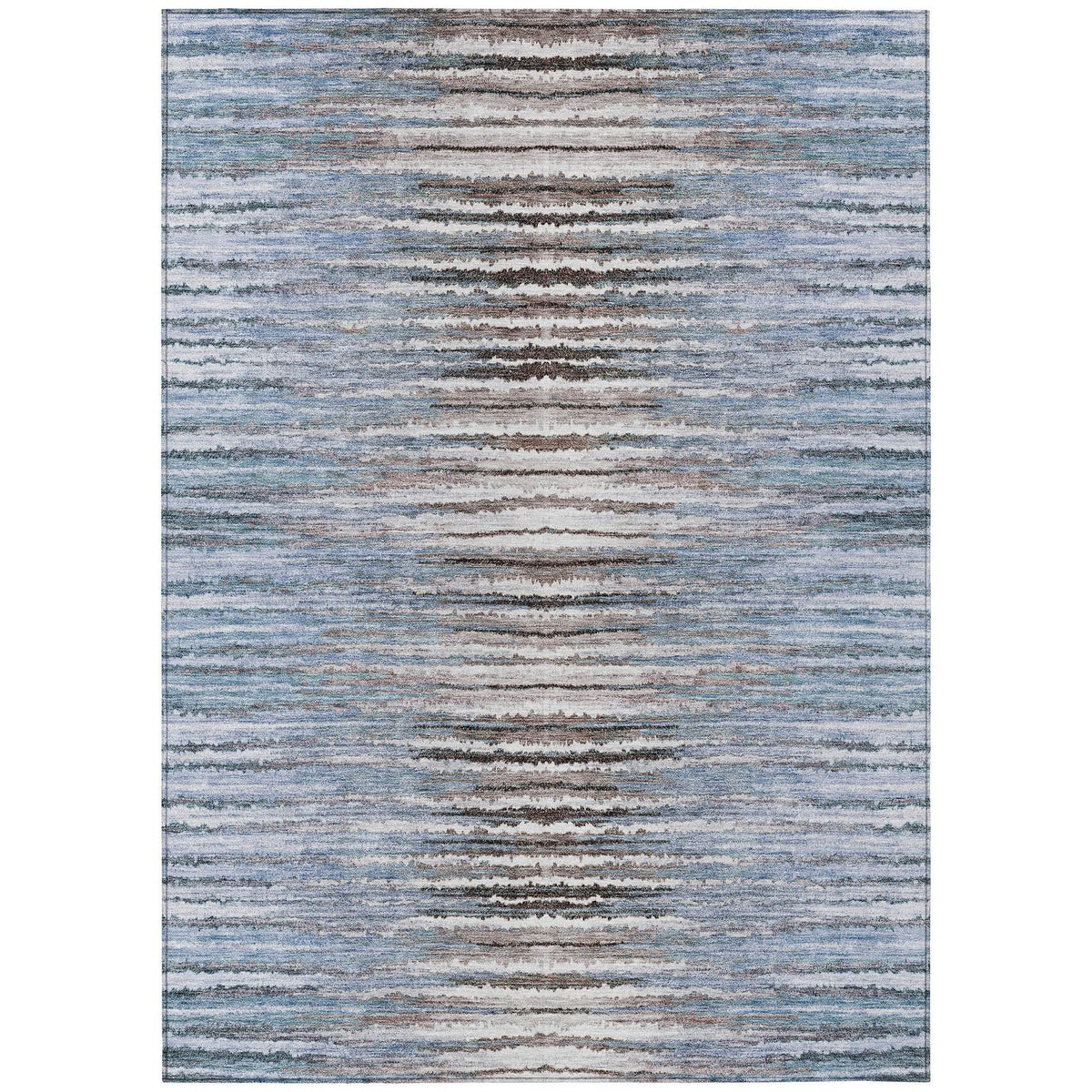 Addison Rugs Pixel Weave Sky Washable Indoor-Outdoor Rug