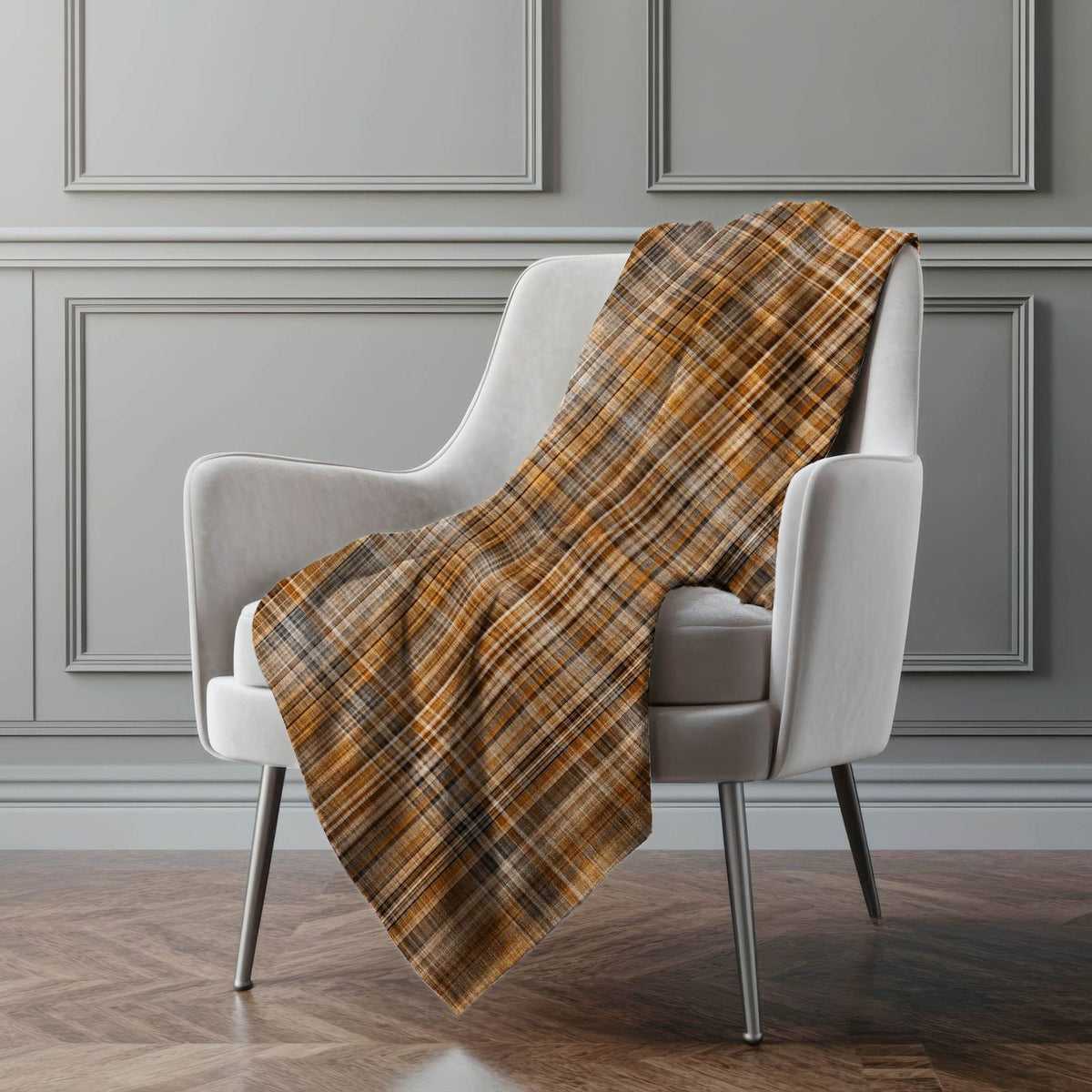 Addison Rugs Plaid Terracotta Washable Indoor-Outdoor Rug