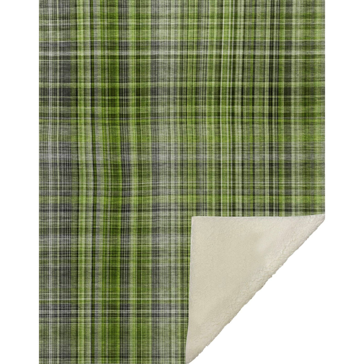 Addison Rugs Plaid Green Washable Indoor-Outdoor Rug