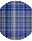 Addison Rugs Plaid Blue Washable Indoor-Outdoor Rug