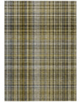 Addison Rugs Plaid Brown Washable Indoor-Outdoor Rug