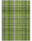 Addison Rugs Plaid Green Washable Indoor-Outdoor Rug