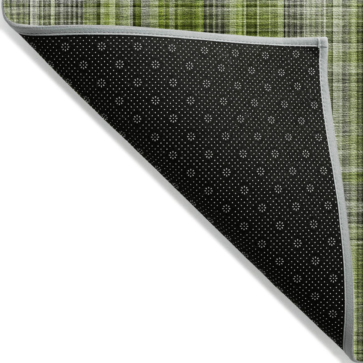Addison Rugs Plaid Green Washable Indoor-Outdoor Rug