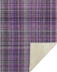Addison Rugs Plaid Purple Washable Indoor-Outdoor Rug