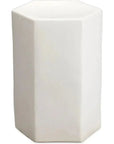 Jamie Young Porto Ceramic Hexagon Outdoor Side Table